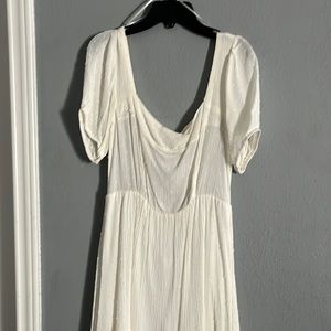 Cream Sunday best dress casual